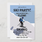 Invitation Skiing Just Go With The Flow Skiing (Devant)