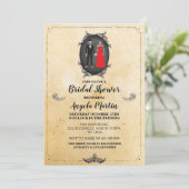 Invitation Skull Skeletons de la fête de la Fête de l'mariée  (Debout devant)