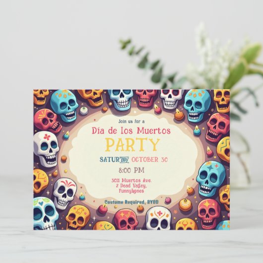 Invitation 💀 Skullfetti Bash (Debout devant)