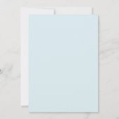 Invitation Sky Blue Airy Spring Wedding (Dos)