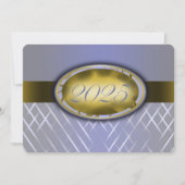 Invitation Sky Blue Harvest and Gold Class of 2025 (Devant)