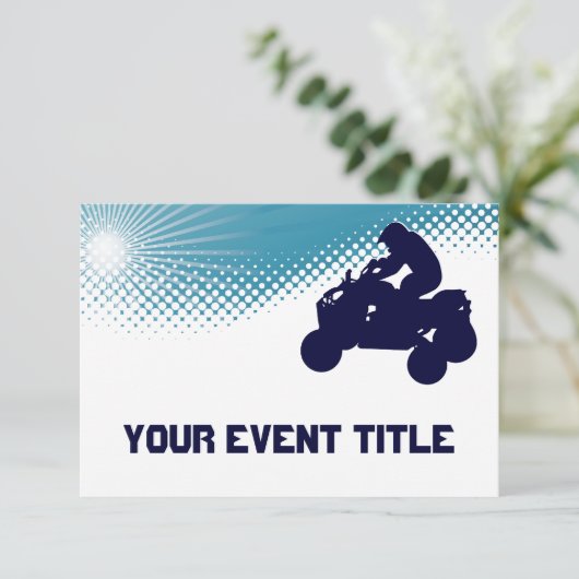 Invitation sky high atv (Debout devant)