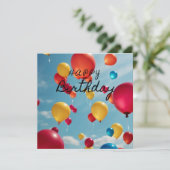 Invitation Sky High Celebrations : Une explosion de voeux d'a (Debout devant)