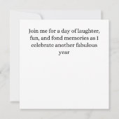 Invitation Sky High Celebrations : Une explosion de voeux d'a (Dos)