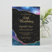 Invitation Sky Stars Celestial 50e anniversaire (Debout devant)