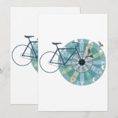 Invitation Skyline d'Amsterdam (Devant / Derrière)