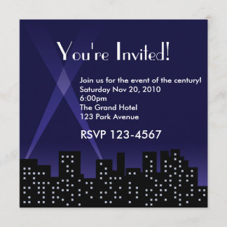 Invitation Skyline de la ville