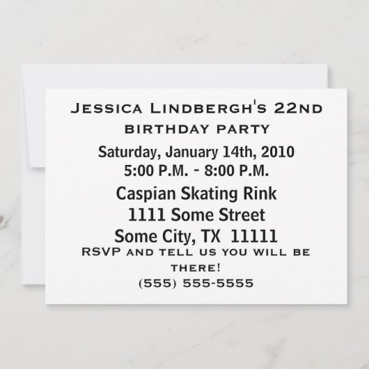 Invitation Skyline de New York (Dos)