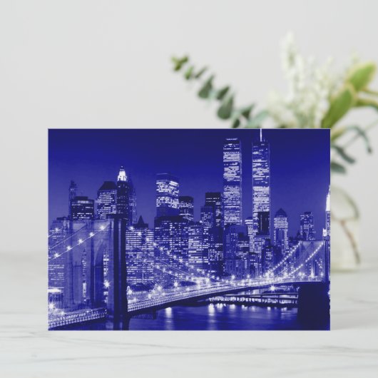 Invitation Skyline de New York (Debout devant)