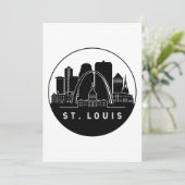 Invitation Skyline de Saint-Louis Missouri (Debout devant)