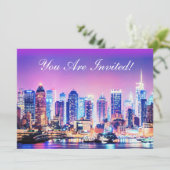 Invitation Skyline New York City Manhattan (Debout devant)
