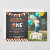 Invitation Slam Dunking The Big One | Basketball 1er annivers (Devant)