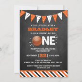 Invitation Slam Dunking The Big One | Basketball 1er annivers (Devant)