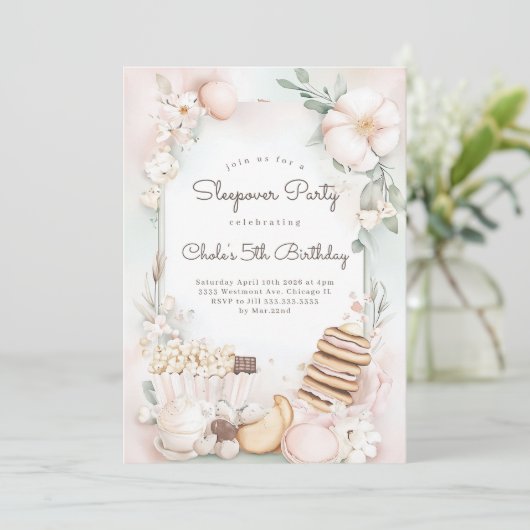 Invitation Sleepov film nuit anniversaire cinéma soirée (Debout devant)