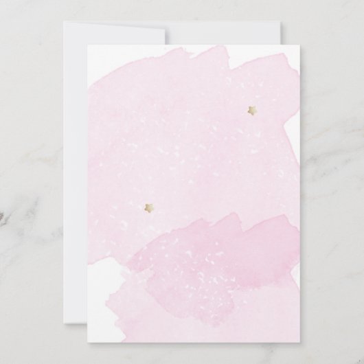 Invitation Sleepover Fête Fille Spa Rose Anniversaire (Dos)