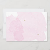 Invitation Sleepover Fille Spa rose Anniversaire Inv (Dos)