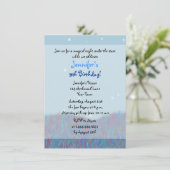 Invitation Sleepover Under the Stars Birthday Party - Blue (Debout devant)