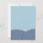 Invitation Sleepover Under the Stars Birthday Party - Blue (Dos)