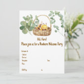 Invitation Sleepy Bee (Debout devant)