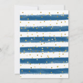 Invitation Sleepy Teddy Bear Baby Boy First Birthday Invitati (Dos)