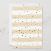 Invitation Sleigh Baby shower Petit ensemble de joie (Dos)