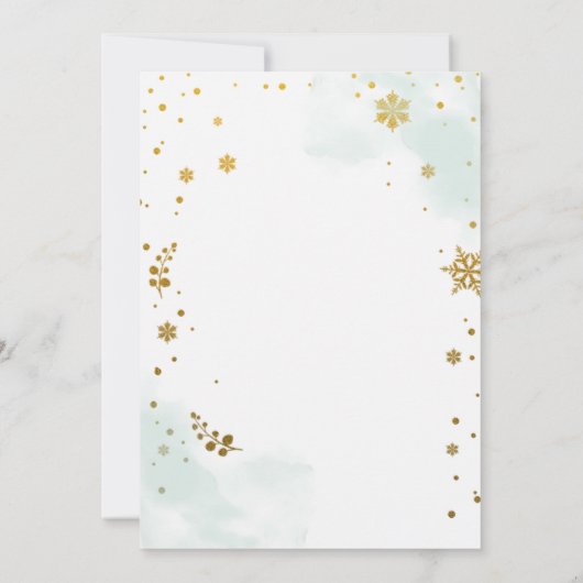 Invitation Sleigh Oh What Fun Winter 1er Anniversaire Invitat (Dos)