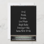 Invitation Sleigh Ride in Snow Holiday Party (Dos)