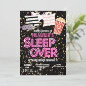 Invitation Slepover Anniversaire fête Personnalisé (Debout devant)