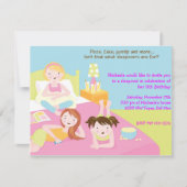 Invitation Slepover Party (Devant)