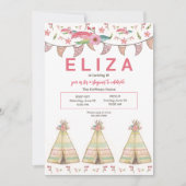 Invitation Slepover Teepee (Devant)