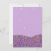 Invitation Slepover Under the Stars Birthday Party - violet (Dos)