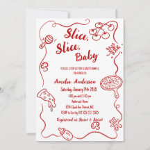 Slice Slice Baby | Douce Fête de Naissance Red Doo