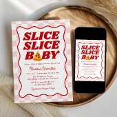 Invitation Slice Slice Baby Italian Pizza Baby Shower