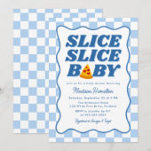 Invitation Slice Slice Baby Italian Pizza Baby Shower (Devant / Derrière)