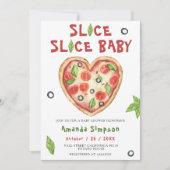 Invitation Slice, Slice Baby - Watercolor baby shower (Devant)