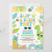 Invitation Slide 'n' Slide Splash Pad Summer Anniversday Part (Devant)