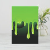 Invitation slime vert (Debout devant)