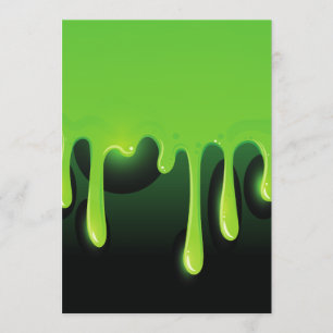 Invitation slime vert