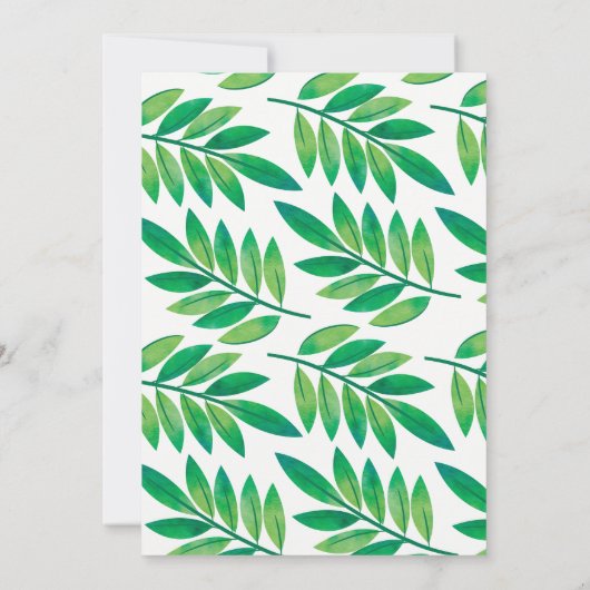 Invitation Sloth Baby shower Rainforest Jungle Thème (Dos)