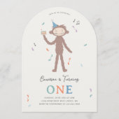 Invitation Slumberkins Bigfoot First Birthday (Devant)