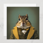 Invitation Smart Chipmunk (Devant / Derrière)
