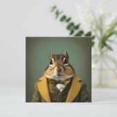 Invitation Smart Chipmunk (Debout devant)