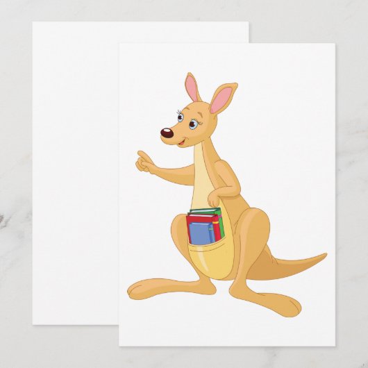 Invitation Smart Kangaroo (Devant / Derrière)