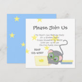 Invitation Smarty Mouse (Devant / Derrière)