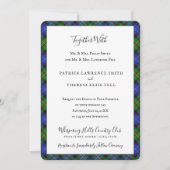 Invitation Smith Clan Tartan Scottish Plaid (Devant)