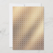 Invitation Smooth Gold Ombre Bridal Brunch Typographie (Dos)