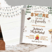 Invitation S'more Amusants avec amis Anniversaire de enfant d