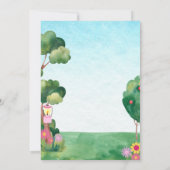 Invitation S'more Fun Campfire et Toadstool Girls Anniversair (Dos)