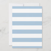 Invitation S'more Fun Kawaii Blue Boy 1er anniversaire (Dos)