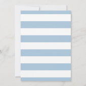 Invitation S'more Fun Kawaii Blue Kids Boy Anniversaire (Dos)